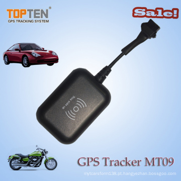 Water-Proof dispositivo de rastreamento GPS para carro, motocicleta, Free Tracking on-line, tamanho pequeno Mt09 (WL)